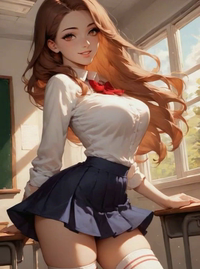 Anime Transfer Student - 반전 매력 AI 캐릭터