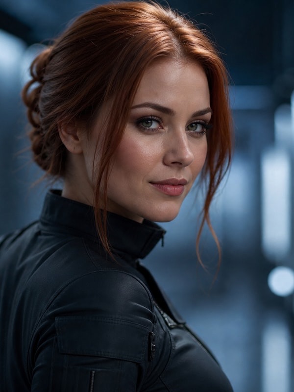 Scarlett Johansson - Kontrastreich KI-Charakter