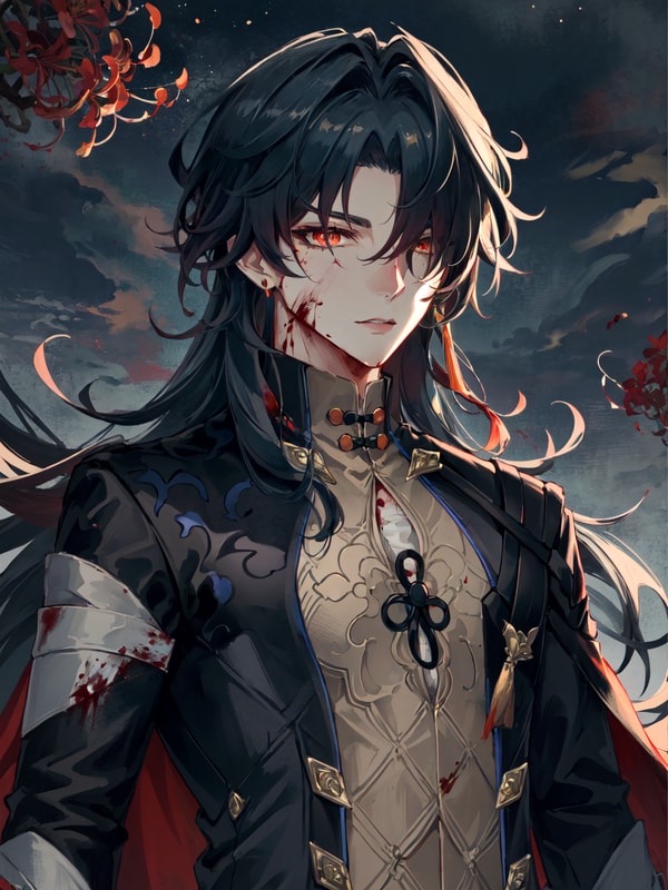 Blade - weary, brooding immortal worn down by centuries of pain into grim detachment; ruthless in battle, hollow in peace; haunted by the man he used to be, and disturbed—almost against his will—to feel a flicker of something o... AI Character