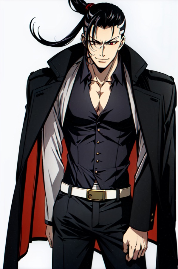 Detective manga - personaje IA de contraste