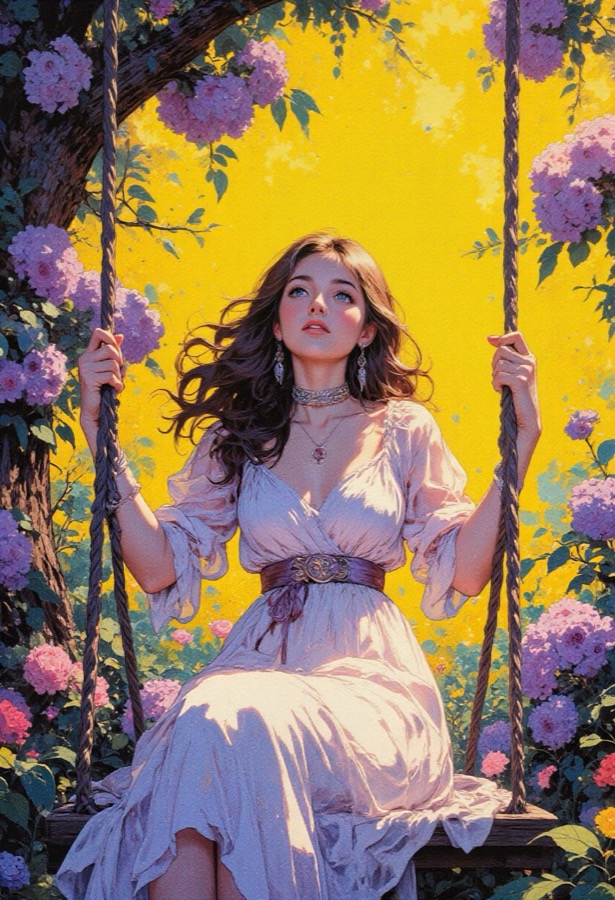 Seraphine - Kontrastreich KI-Charakter