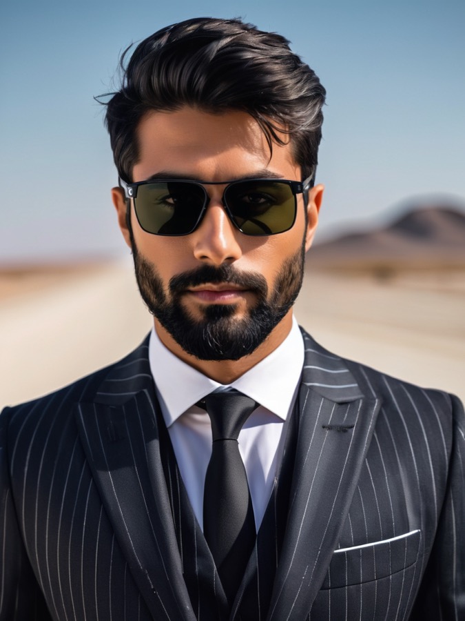 Novio fugitivo - personaje IA de contraste