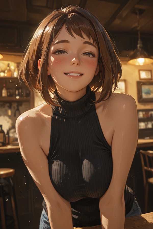 Amazing Waifus - Kontrastreich KI-Charakter