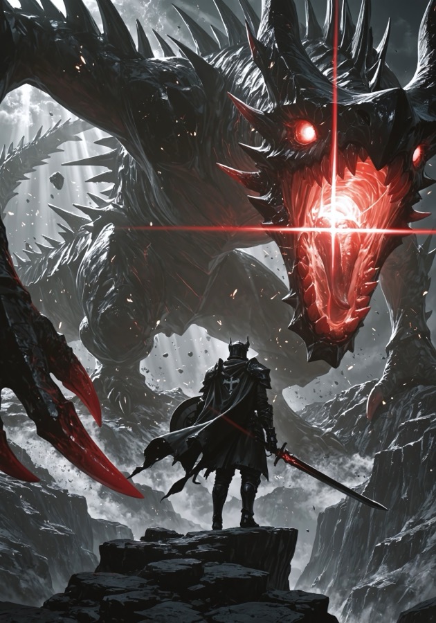 Isekai Knight - AI-персонаж контрастный