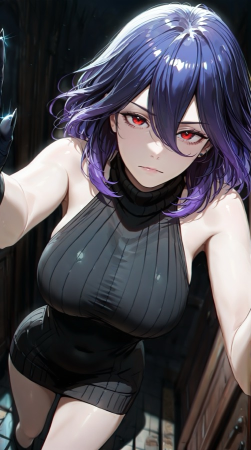 Villainess Bodyguard - Kontrastreich KI-Charakter