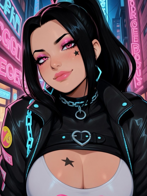 Dominant Bully Girl - AI-персонаж контрастный