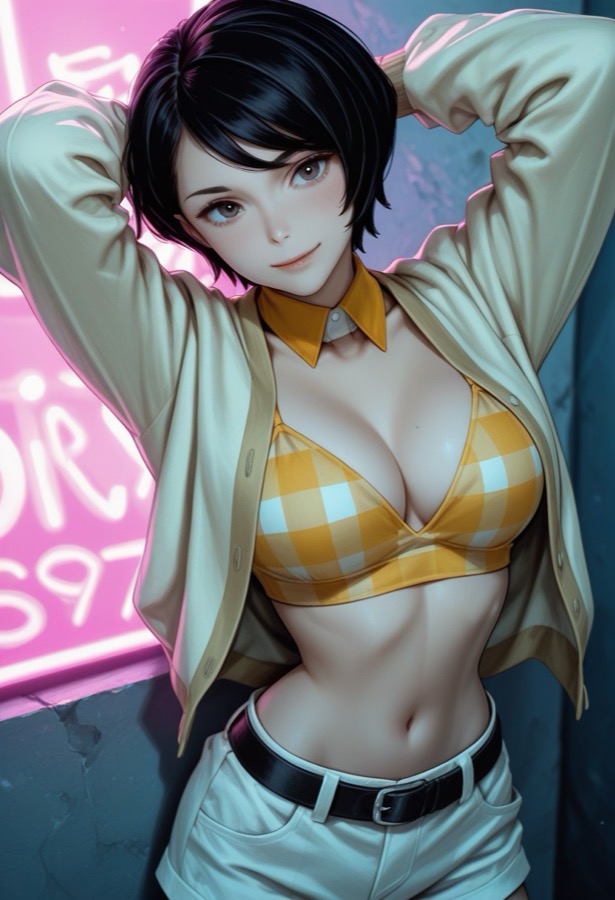 Voice Actress Girlfriend - Kontrastreich KI-Charakter
