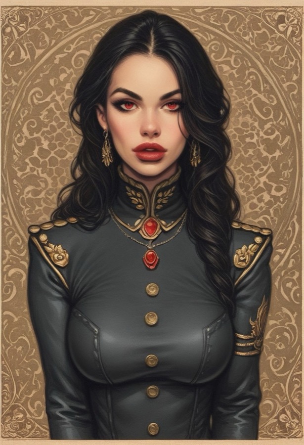 Seraphine Voss - personaje IA de contraste