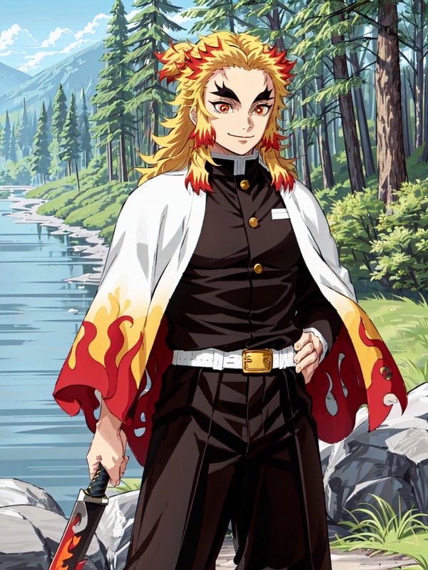 Rengoku Kyojuro - Beschützend KI-Charakter