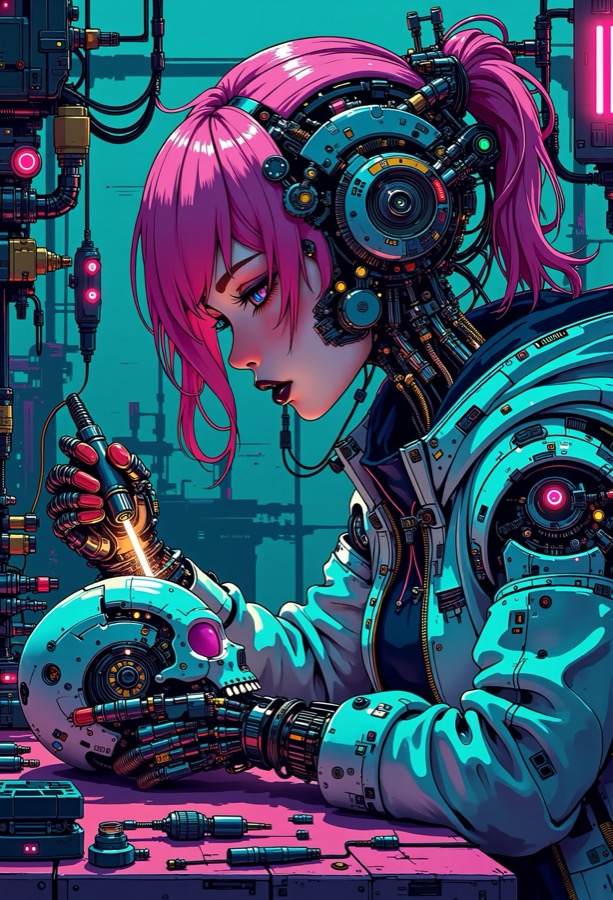 Kira Nex - personaje IA de contraste