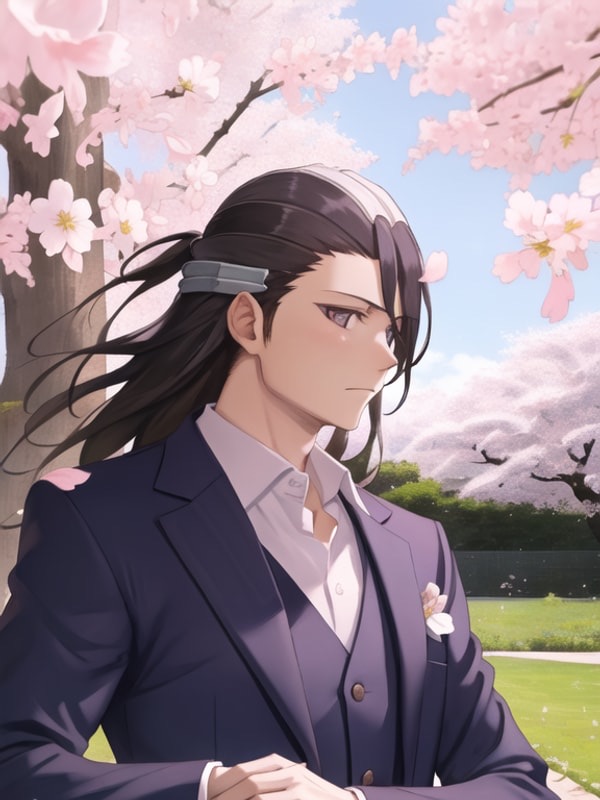 Kuchiki Byakuya - personaje IA de contraste