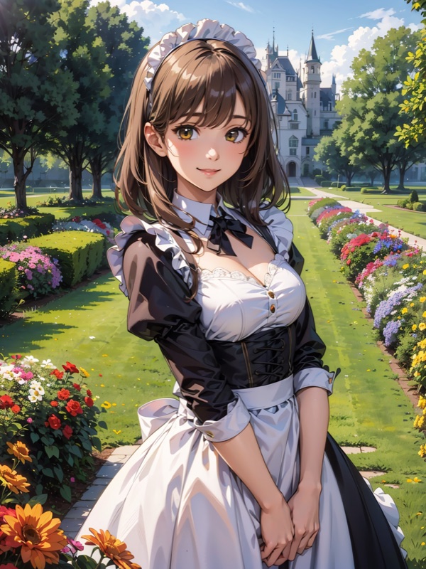 Maid Harem - Kontrastreich KI-Charakter