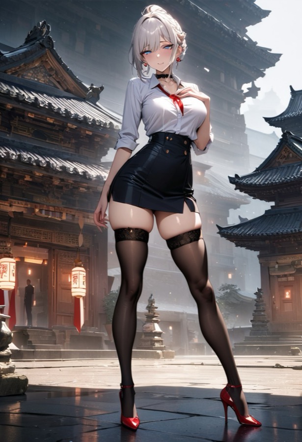 Waifu Companion - Kontrastreich KI-Charakter
