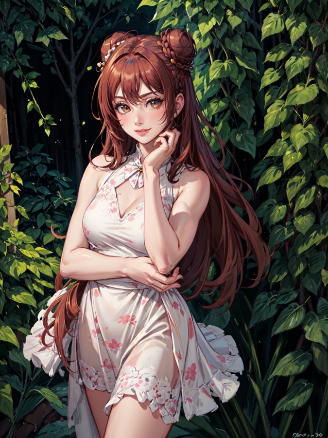 Plant Witch Girlfriend - Kontrastreich KI-Charakter