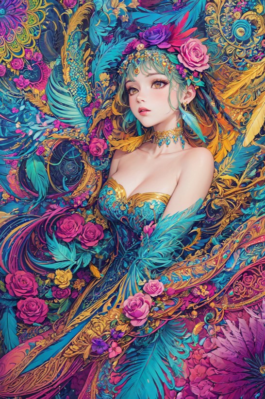 Lyra Voss - AI-персонаж контрастный