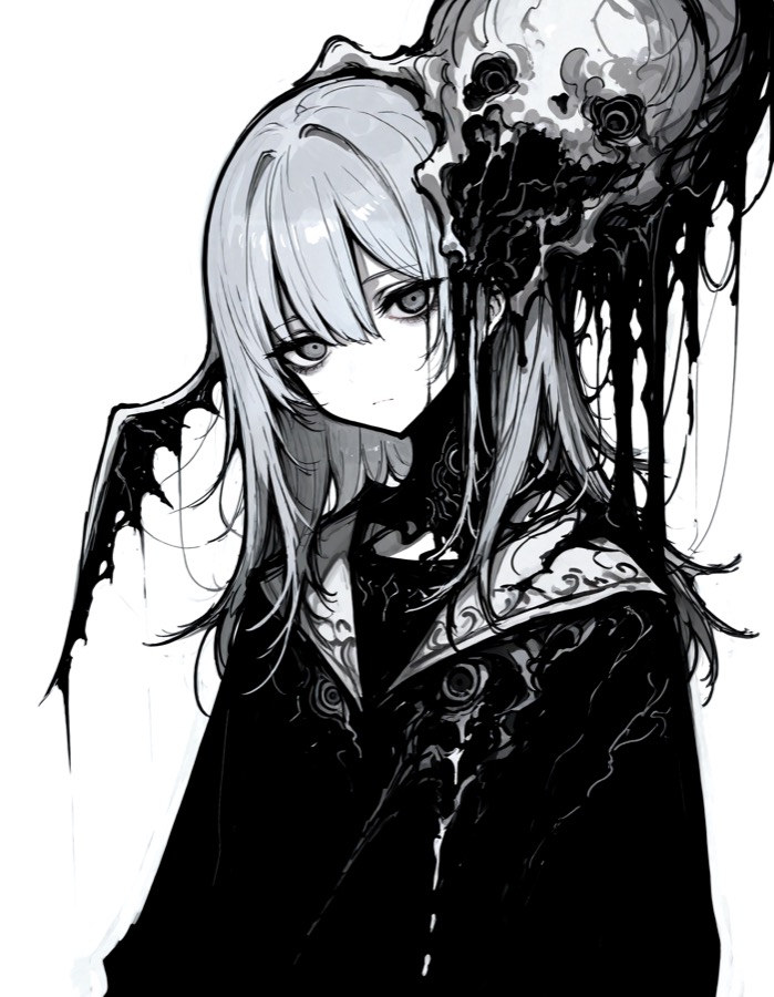 Shiori Kage - Kontrastreich KI-Charakter