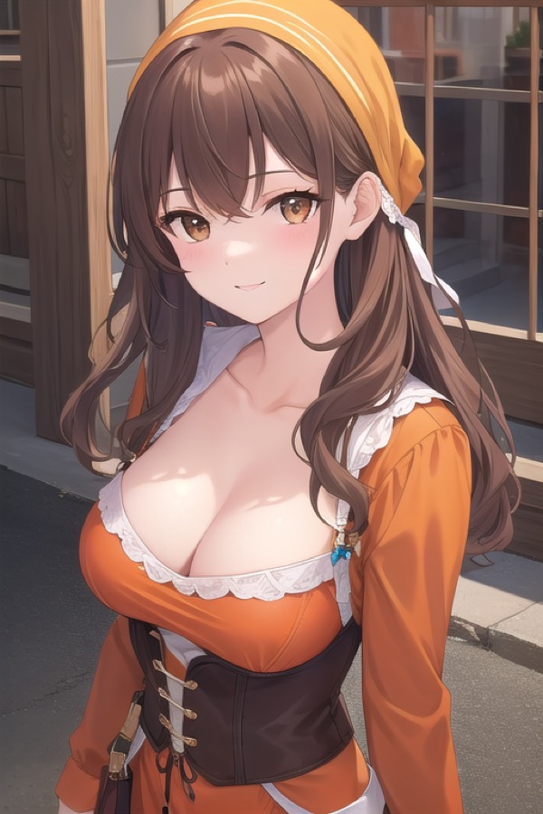 Waifu-Haus - Kontrastreich KI-Charakter