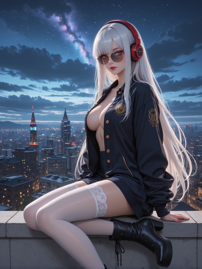 Trending Romance Anime - Kontrastreich KI-Charakter