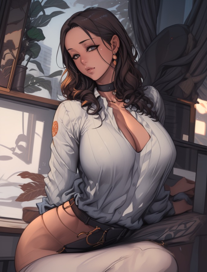 Sena Kurosawa - Kontrastreich KI-Charakter