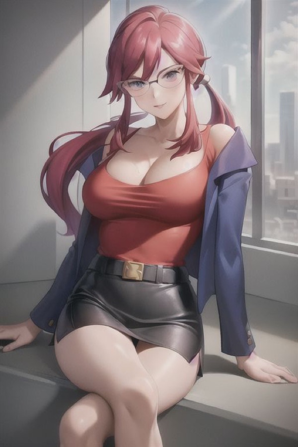 Cool Type Waifus - personaje IA de contraste