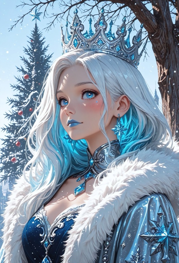 Villainess Royal Hostage - AI-персонаж контрастный