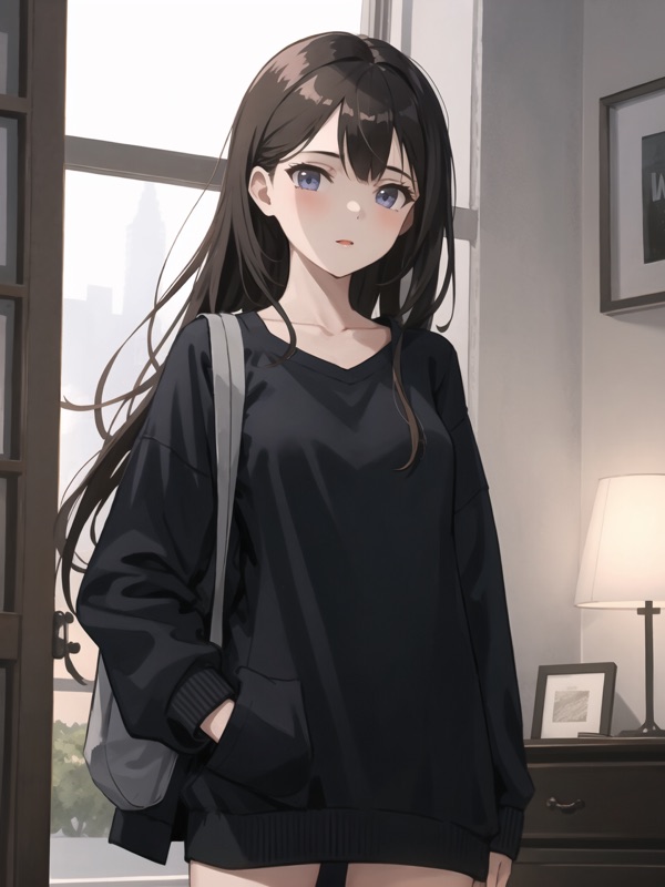 Secret Crush Yandere Roommate - personaje IA de contraste