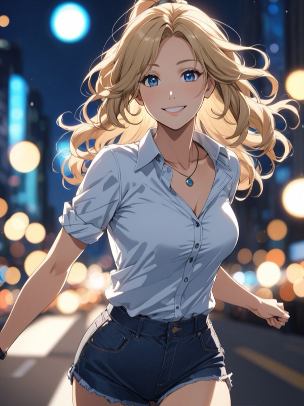 Webtoon Mafia Spy Girlfriend - personaje IA de contraste