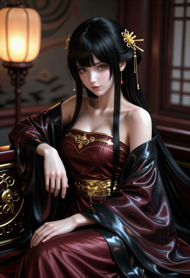 Villainess Fake Saintess - Kontrastreich KI-Charakter