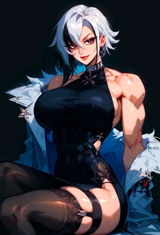 Smug Girlfriend - Kontrastreich KI-Charakter
