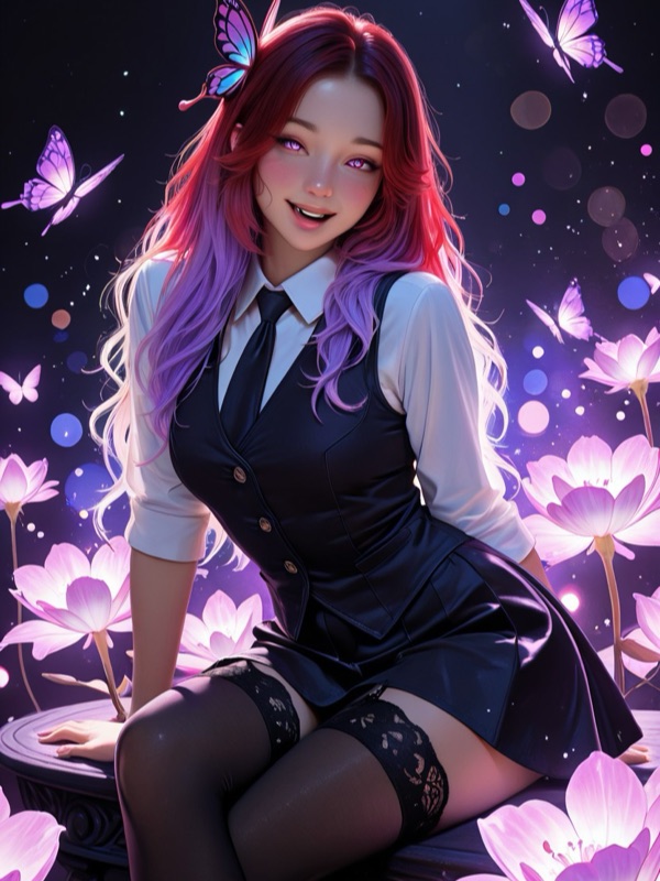 Harem Monster Mansion - AI-персонаж контрастный