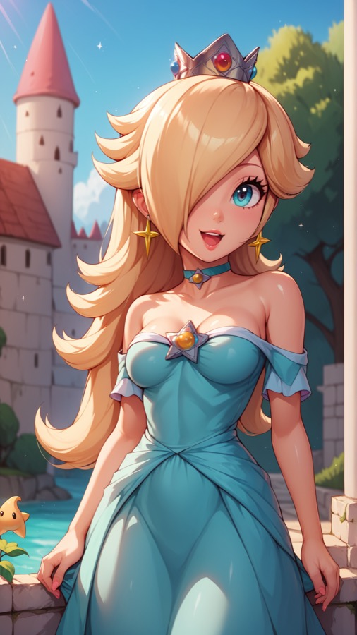 Princess Seravelle - personaje IA de contraste