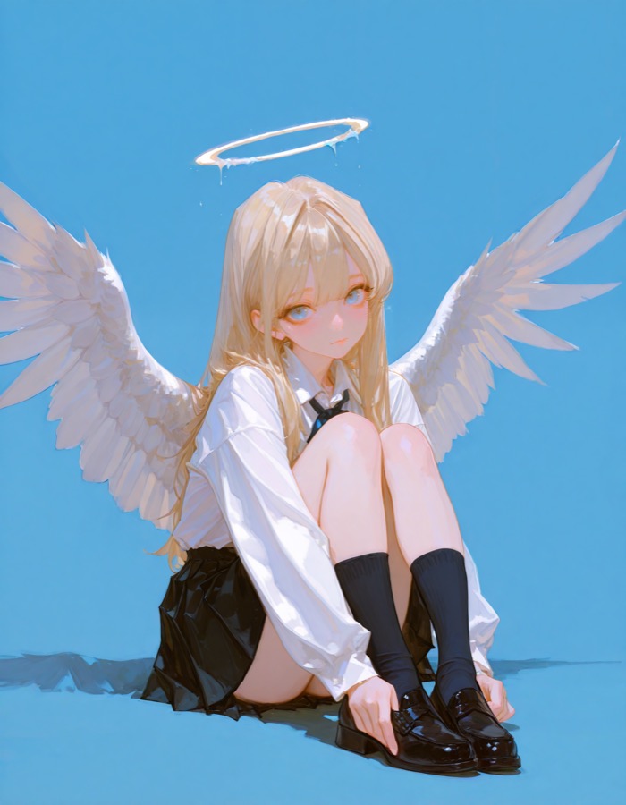 Anime Angel - engel, halo KI-Charakter
