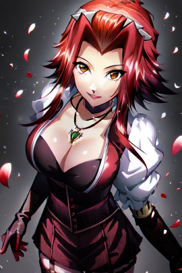 Scarlet Vane - Kontrastreich KI-Charakter