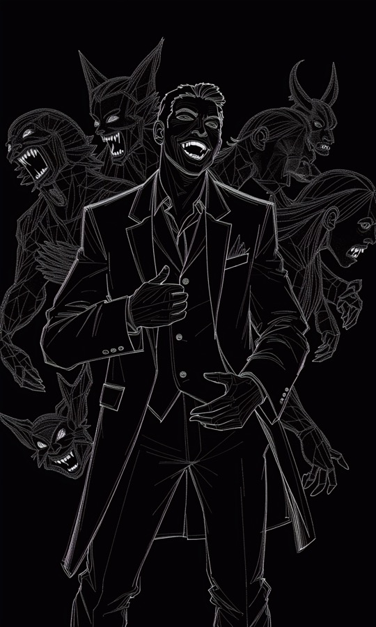 Demon Romance Lead - personaje IA de contraste