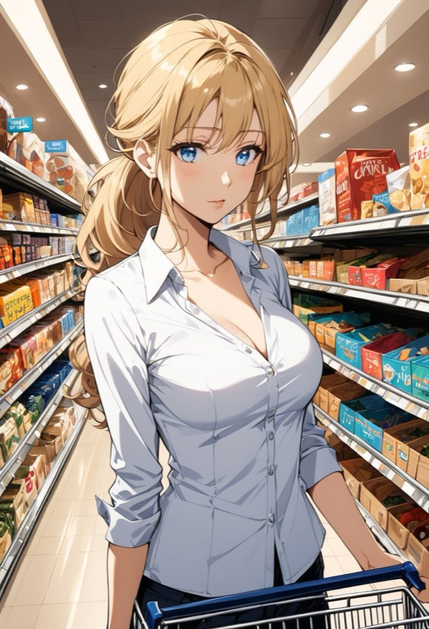 Zurückgekehrtes Isekai-Anime - Kontrastreich KI-Charakter