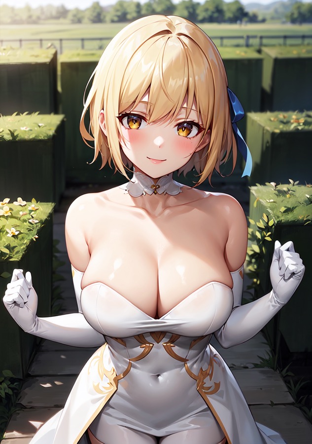 Isekai con doblaje inglés - personaje IA de contraste