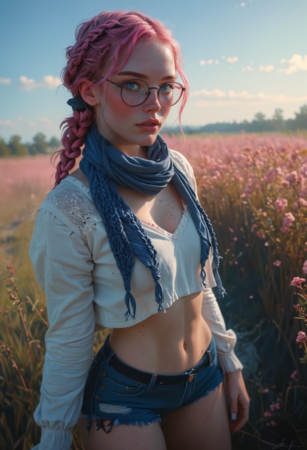 Seren Voss - personaje IA de contraste