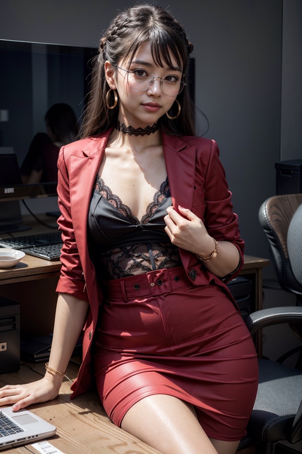 Mafia Girlfriend - AI-персонаж контрастный