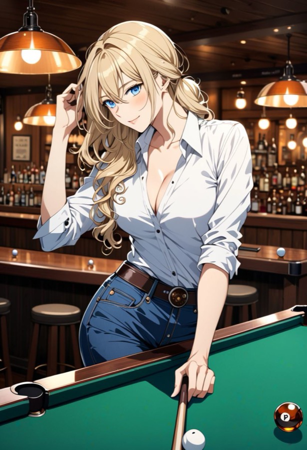 Private Detective Girlfriend - Kontrastreich KI-Charakter