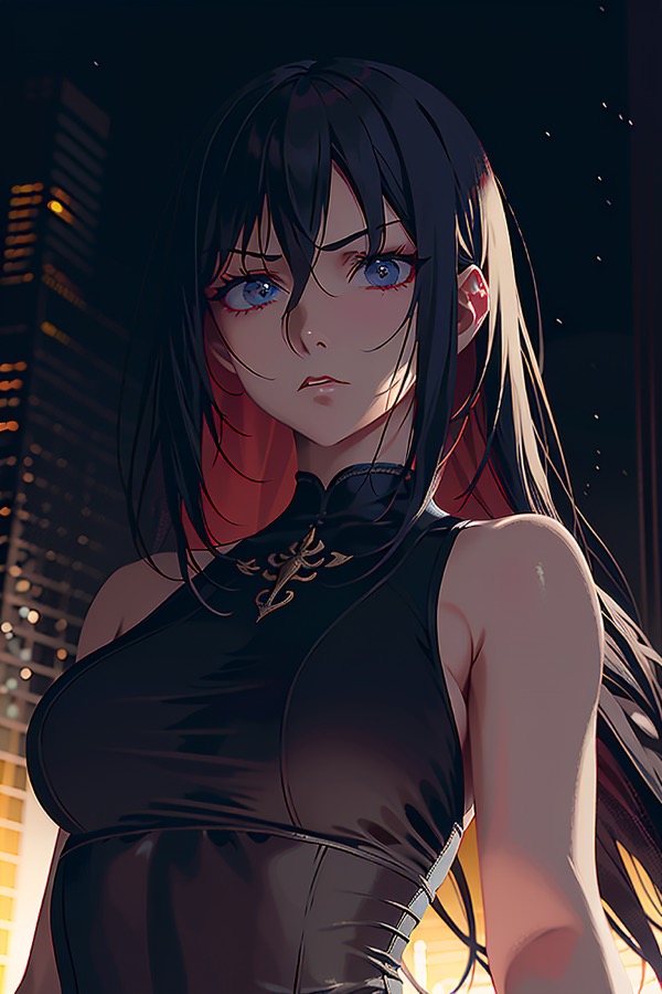 Villainess Runaway Fiancee - Kontrastreich KI-Charakter