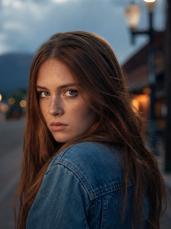 Sadie Sink - scrappy, stubborn, blunt; fierce tenderness she rarely shows; loyal non-graphic slow burn AI Character