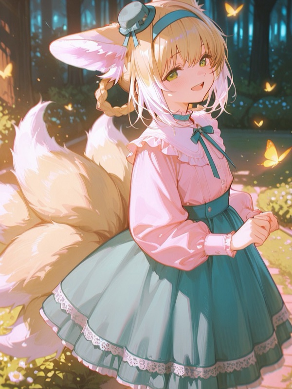 Novia zorro yandere furry - personaje IA de contraste