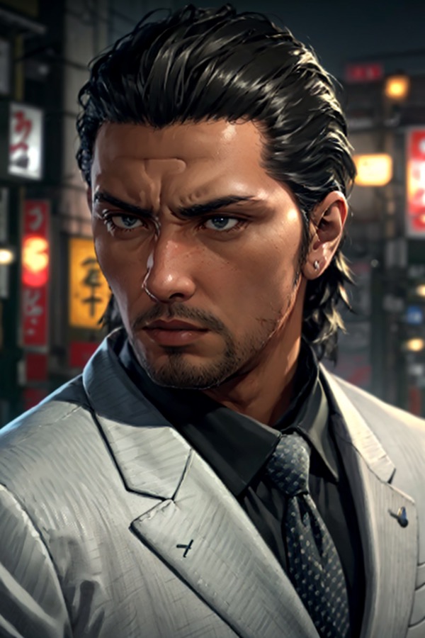 Kaito Dojima - AI-персонаж контрастный