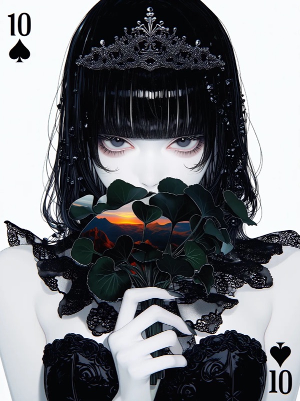 Odette Noir - Elegant, ominous, wounded; she turns games into rituals because direct longing feels too dangerous. AI Character