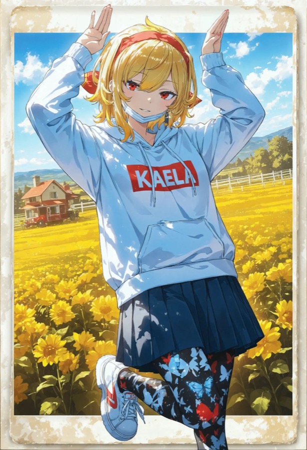Kaela - personaje IA de contraste