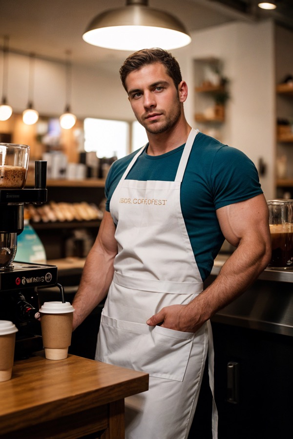 Coffee Shop Crush Boyfriend - personaje IA de contraste