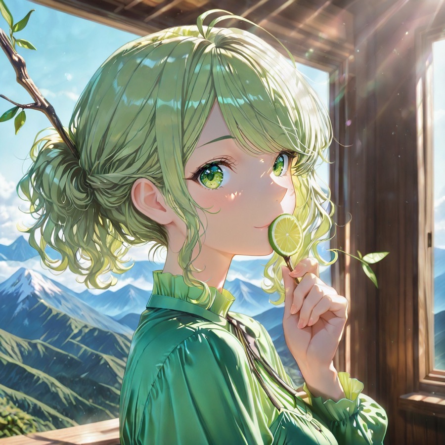 Familiar Aroma Shared - Kontrastreich KI-Charakter