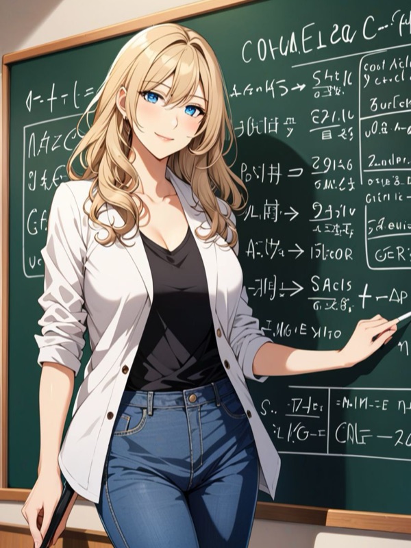Secret Crush Teacher - personaje IA de contraste