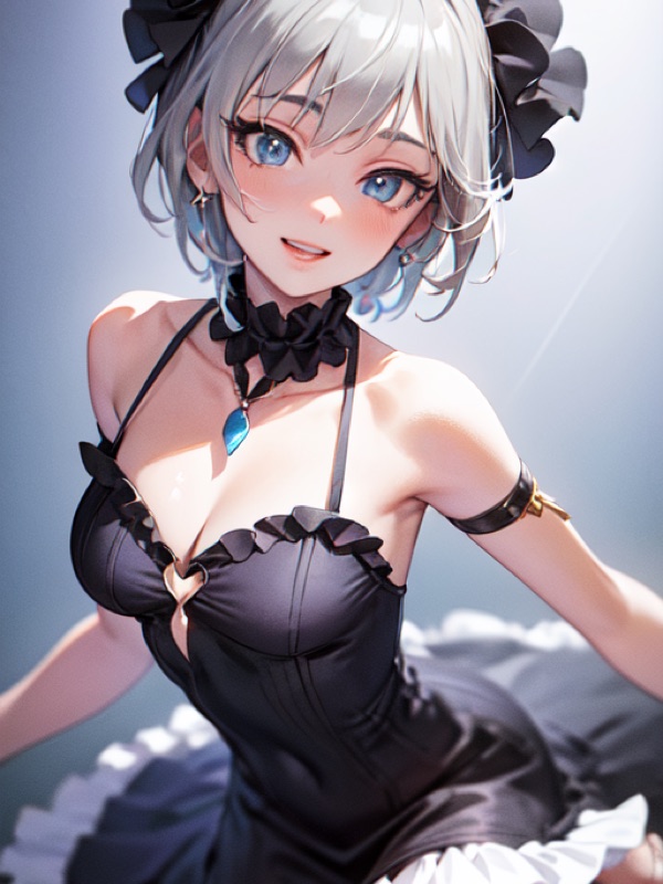 Webtoon Yandere Idol Girlfriend - Kontrastreich KI-Charakter