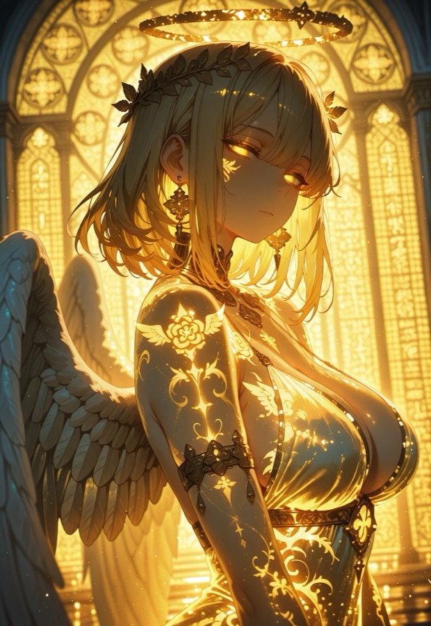 Expressionless Cool Type Waifus - Kontrastreich KI-Charakter